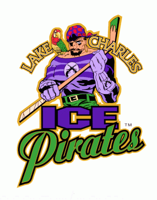 Lake Charles Ice Pirates 1998-99 hockey logo of the WPHL