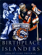 2006-07 Bridgeport Sound Tigers game program