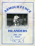 1990-91 Charlottetown Islanders game program