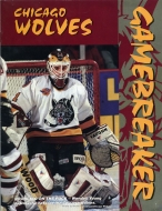 1994-95 Chicago Wolves game program