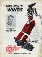 1969-70 Fort Worth Wings game program