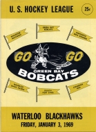 1968-69 Green Bay Bobcats game program