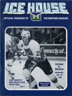 1992-93 Hartford Whalers game program