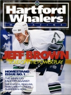 1996-97 Hartford Whalers game program