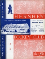 1942-43 Hershey Bears game program