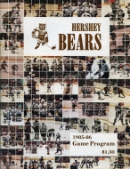 1985-86 Hershey Bears game program