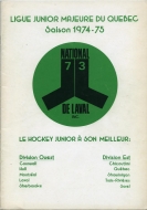 1974-75 Laval National game program