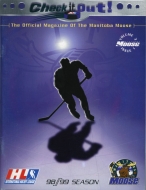 1998-99 Manitoba Moose game program