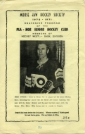 1970-71 Moose Jaw Pla-Mors game program