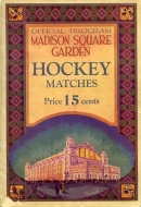 1925-26 New York Knickerbocker Club game program