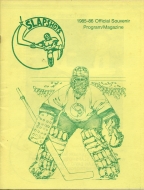 1985-86 New York Slapshots game program
