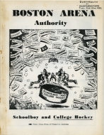 1958-59 Northeastern University game program