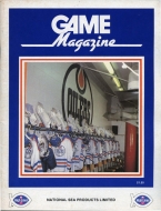 1984-85 Nova Scotia Oilers game program