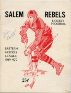 1969-70 Salem Rebels game program