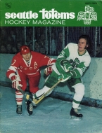 1973-74 Seattle Totems game program