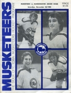 1980-81 Sioux City Musketeers game program