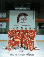 1992-93 South Alberta Institute of Technology game program