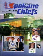 1988-89 Spokane Chiefs game program