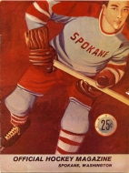1961-62 Spokane Comets game program