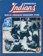 1978-79 Springfield Indians game program