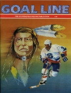 1988-89 Springfield Indians game program