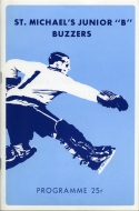 1970-71 St. Michael's Buzzers game program