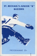 1972-73 St. Michael's Buzzers game program