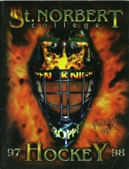 1997-98 St. Norbert College game program