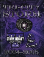 2004-05 Tri-City Storm game program
