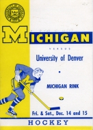 1962-63 U. of Michigan game program