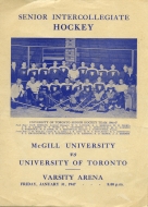 1946-47 U. of Toronto game program