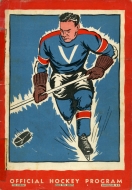 1947-48 Vancouver Canucks game program