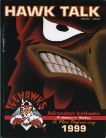 Adirondack IceHawks 1999-00 game program
