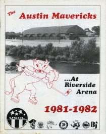 Austin Mavericks 1981-82 game program