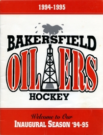 Bakersfield Oilers Game Program