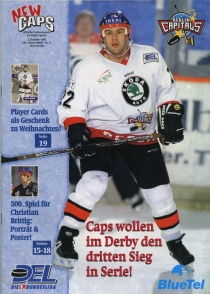 Berlin Capitals 1998-99 game program