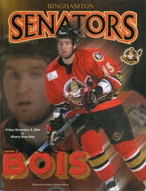 Binghamton Senators 2004-05 game program