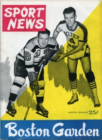 Boston Olympics 1946-47 game program
