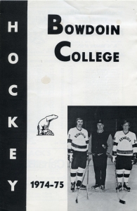 Bowdoin College 1974-75 game program