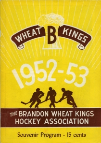 Brandon Wheat Kings Game Program