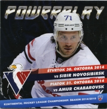 Bratislava Slovan 2014-15 game program