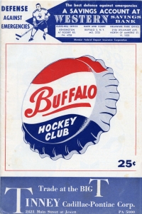 Buffalo Bisons 1956-57 game program