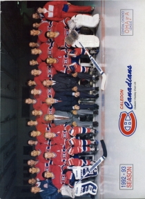 Caledon Canadians 1992-93 game program