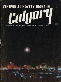 Calgary Centennials 1970-71 game program
