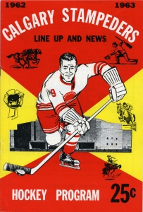 Calgary Stampeders 1962-63 game program