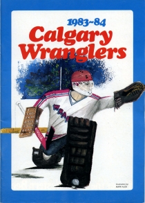 Calgary Wranglers 1983-84 game program