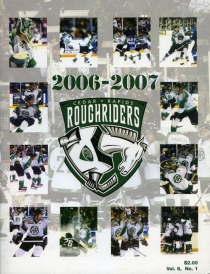Cedar Rapids RoughRiders 2006-07 game program