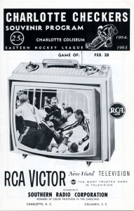 Charlotte Checkers 1964-65 game program