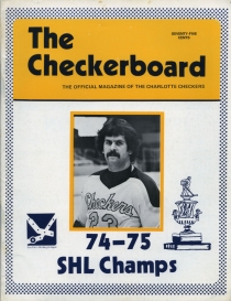 Charlotte Checkers 1975-76 game program