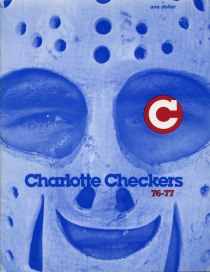 Charlotte Checkers 1976-77 game program